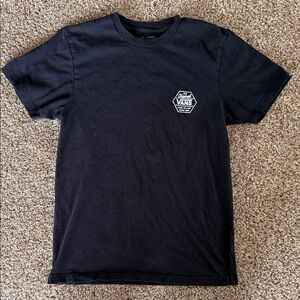 Vans Men's Black Graphic Tee size Small